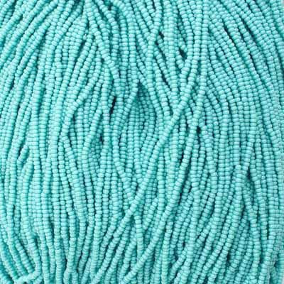 11/0 Czech Seed Beads 
Turquoise Opaque