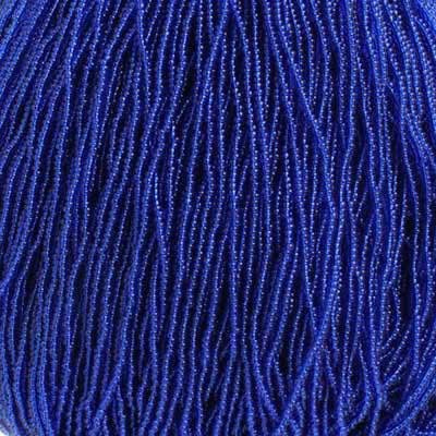 11/0 Czech Seed Beads 
Navy Blue Transparent