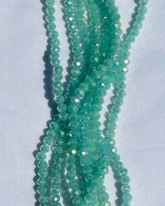 Rhondelle Glass Beads 4mm