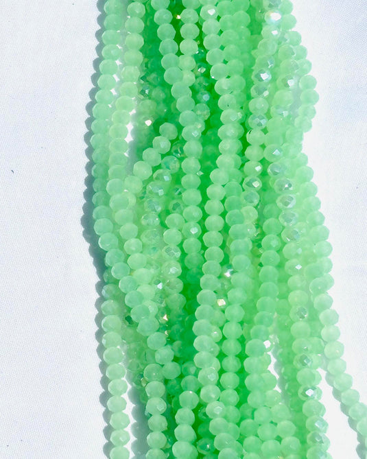 Rhondelle Glass Beads 4mm
