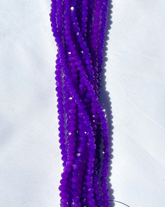 Rhondelle Glass Beads 4mm