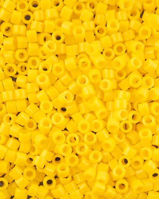 11/0 Miyuki Delica Beads Yellow Canary Opaque 5.2g