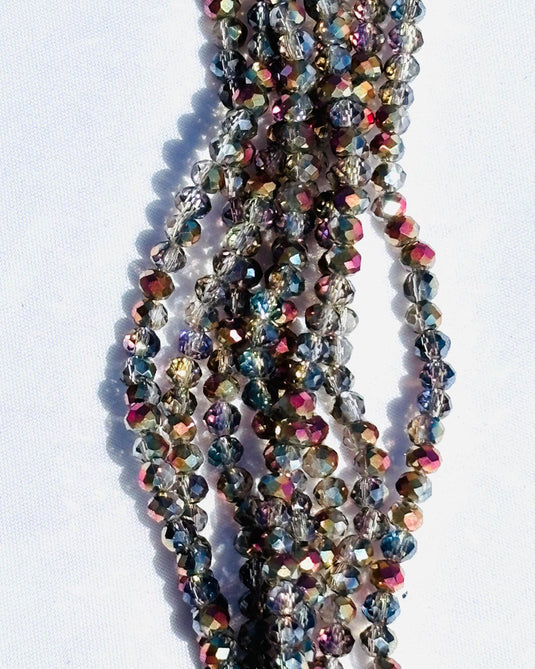 Rhondelle Glass Beads 4mm