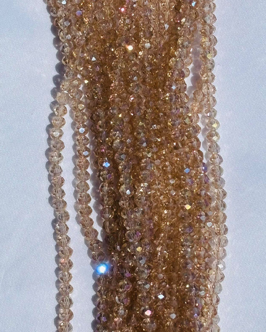Rhondelle Glass Beads 4mm
