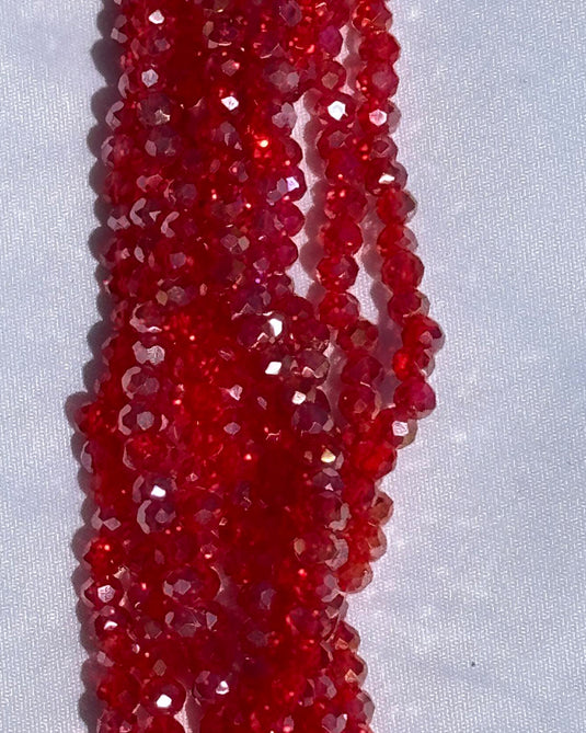 Rhondelle Glass Beads 4mm